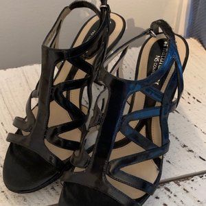 Black strappy sandals